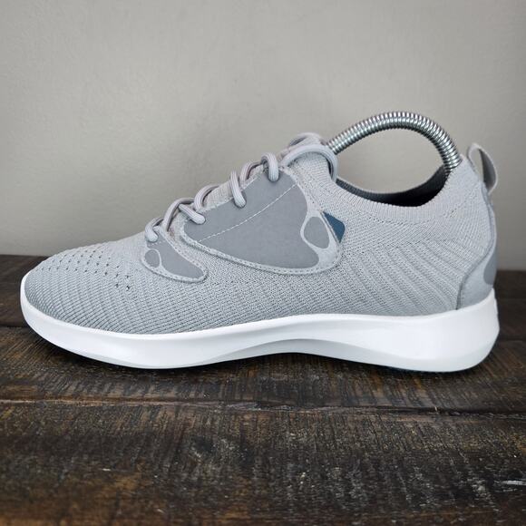 Vessi Everyday Move Lace Up Mens Size 8 Waterproof Shoes Sneakers Titanium Grey